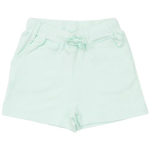 Copenhagen Colors Ribbet Shorts Mintgrøn | Grønn | 98 cm