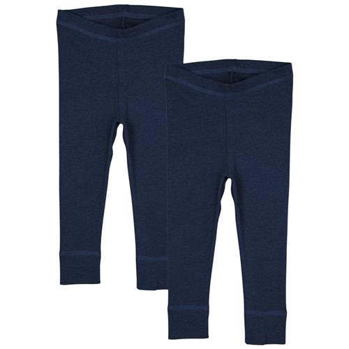 Copenhagen Colors 2-pak Leggings Marineblå Melange | Marine blå | 62 cm