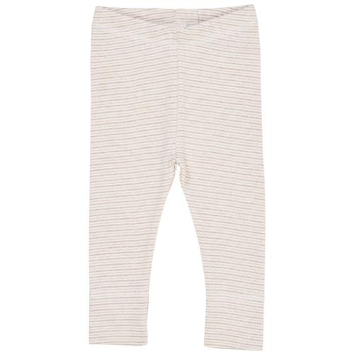 Copenhagen Colors Stribede Leggings Beige | Beige | 56 cm