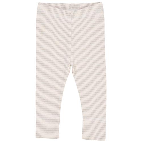 Copenhagen Colors Stribede Leggings Beige | Beige | 92 cm