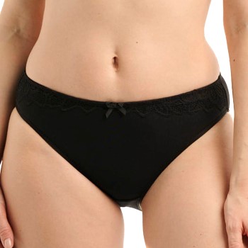 Sans Complexe Trusser Ava Brief Sort bomuld Small Dame