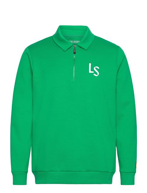 Lyle & Scott Sport Ls Logo Quarter Zip Sweatshirt Lyle & Scott Sport Green