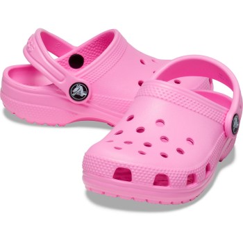 Se Crocs Classic Clog Toddler Frosty Pink US C10 (EU 27-28) Barn ved Timarco