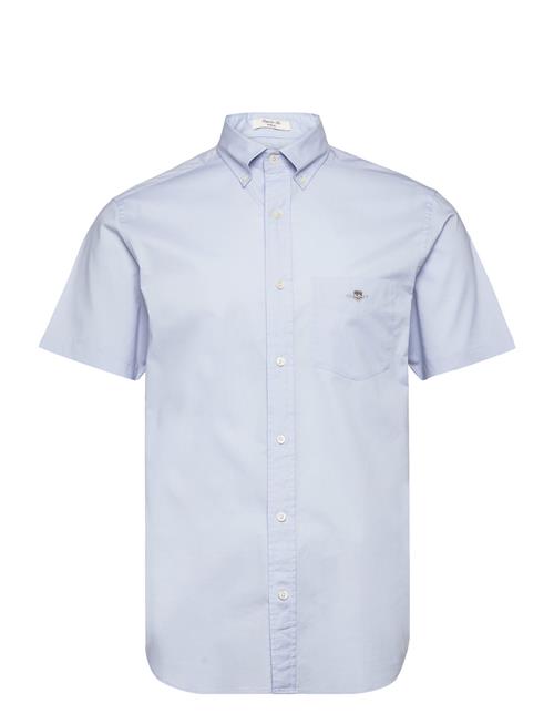 GANT Reg Classic Poplin Ss Shirt GANT Blue