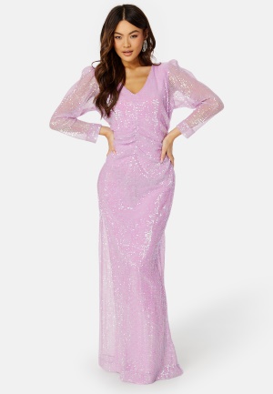 byTiMo Sequins Maxi Dress 046 Liliac XS