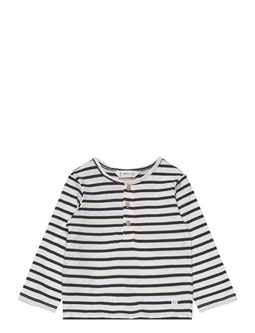 Mango Striped Long Sleeves T-Shirt Mango Patterned