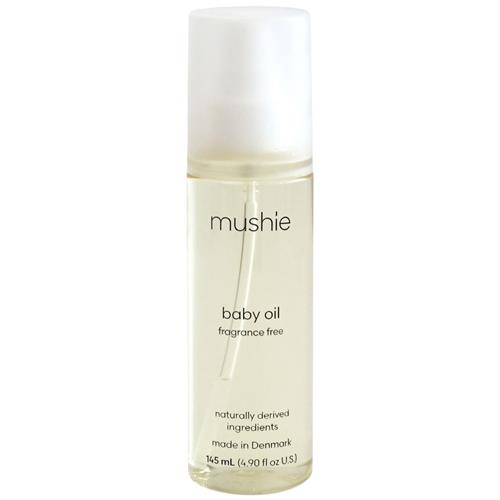 Se Mushie Parfumefri Babyolie | Beige | 0 ved Babyshop