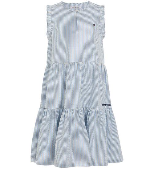 Tommy Hilfiger Tommy Hilfiger Kjole - Seersucker - Blue Spell Stripe