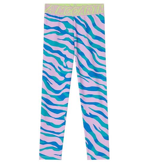 Stella McCartney Kids Stella McCartney Kids Leggings - Rosa/BlÃ¥/GrÃ¸nstribet