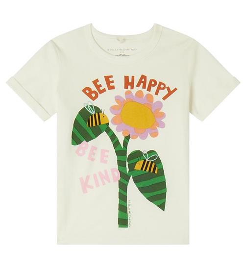 Stella McCartney Kids Stella McCartney Kids T-shirt - Hvid m. Blomst