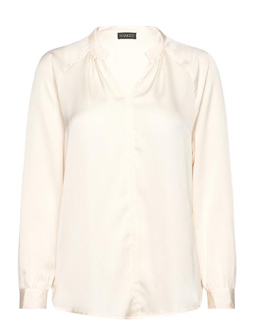 Slioana Blouse Ls Soaked In Luxury Cream