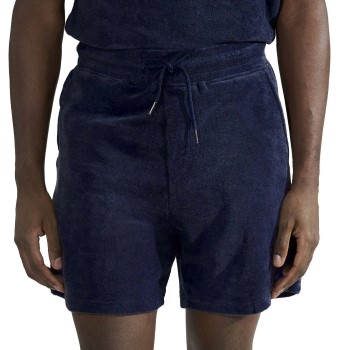 Bread & Boxers Bread and Boxers Terry Shorts Marineblå økologisk bomuld Large Herre