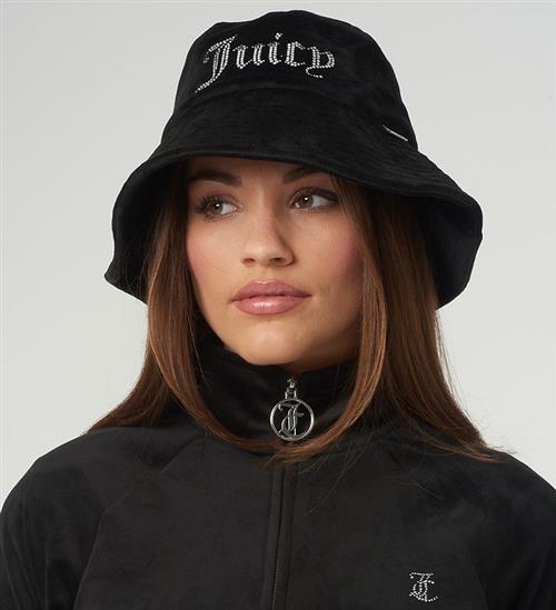 Juicy Couture BÃ¸llehat - Velour - Hendrix Diamante - Noos - Sort