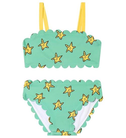 Stella McCartney Kids Bikini - UV50+ - GrÃ¸n m. SÃ¸stjerner