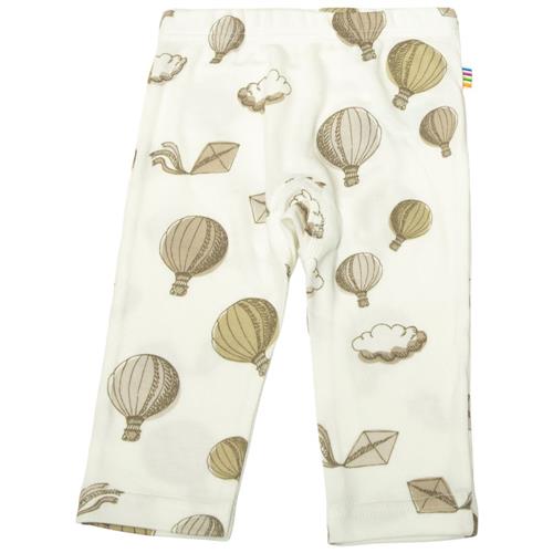 Se Joha Mønstrete Leggings Naturhvid | Hvid | 60 cm ved Babyshop