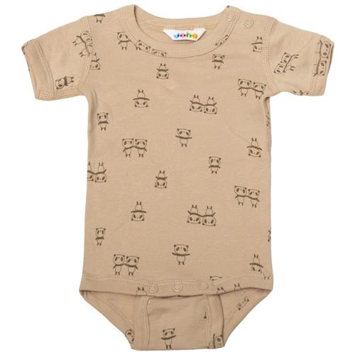 Joha Mønstret Babybody Beige | Beige | 80 cm