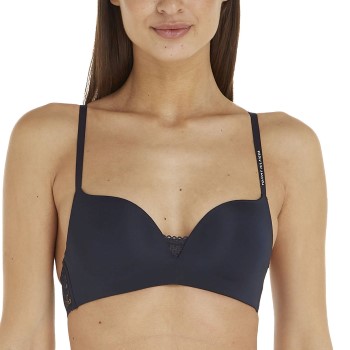 Tommy Hilfiger Bh Lace Trim Bra Marineblå A 75 Dame