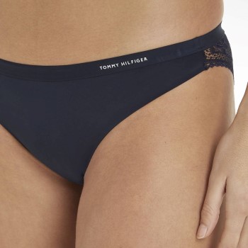 Tommy Hilfiger Trusser Lace Trim Logo Briefs Marineblå Medium Dame