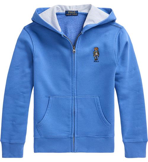 Se Polo Ralph Lauren Polo Ralph Lauren Cardigan - BlÃ¥ m. Striber ved KidsWorld