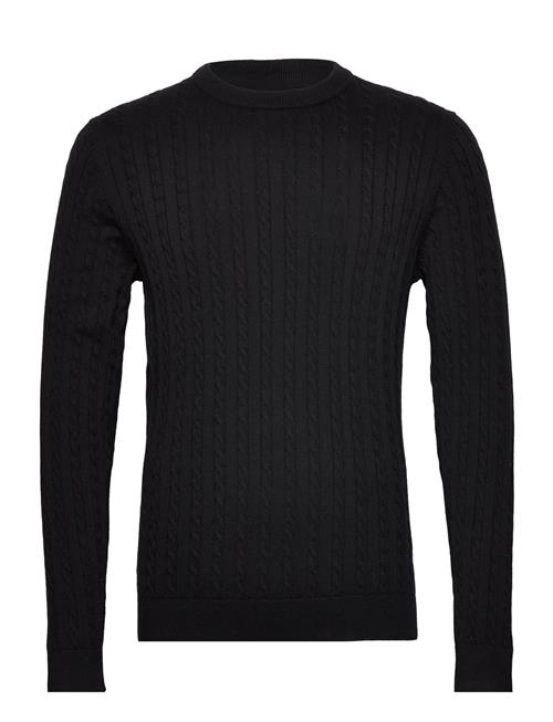 Se Jack & Jones Jjcarlson Knit Crew Neck Jack & J S Black ved Booztlet