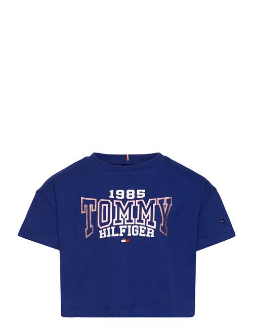 Se Tommy Hilfiger Tommy 1985 Varsity Tee S/S Tommy Hilfiger Blue ved Booztlet