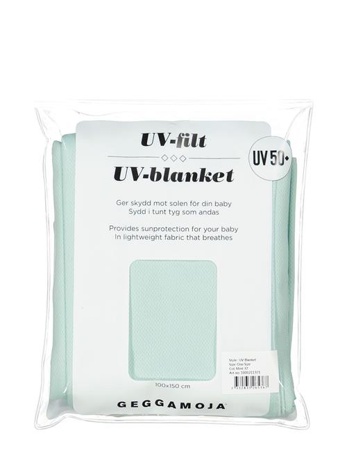 Uv Blanket Offwhite 57 Geggamoja Blue