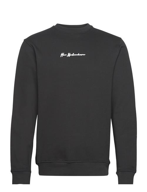 HAN Kjøbenhavn Shadow Script Regular Crewneck HAN Kjøbenhavn Black