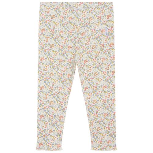 Hust&Claire Lora Blomstrede Leggings Whisper Melange | Beige | 92 cm