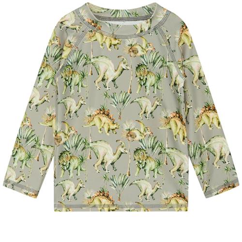 Hust&Claire Maiak Mønstret UV-trøje Seagrass 18 months  Grøn  18 måneder  Unisex