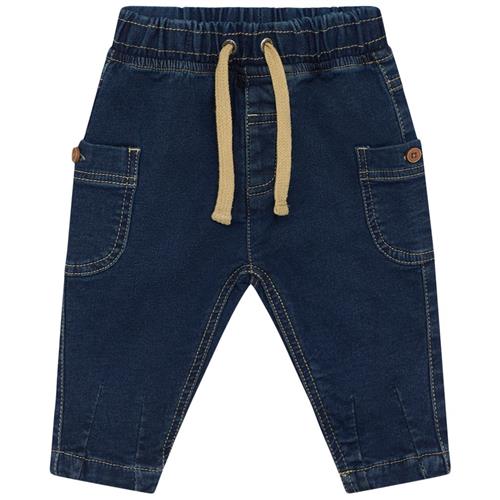 Se Hust&Claire Joe Jeans Blå | Blå | 56 cm ved Babyshop