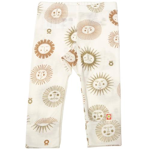 Se Katvig Mønstrete Baby-leggings Naturhvid |  | 80 cm ved Babyshop