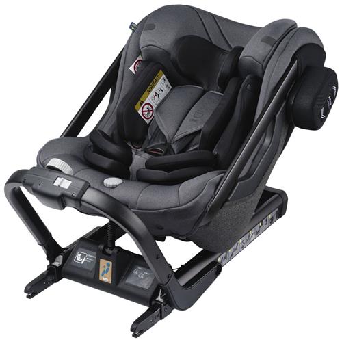 Se Axkid ONE+ 2 Autostol Granite Melange | Grå | 7-5 ved Babyshop