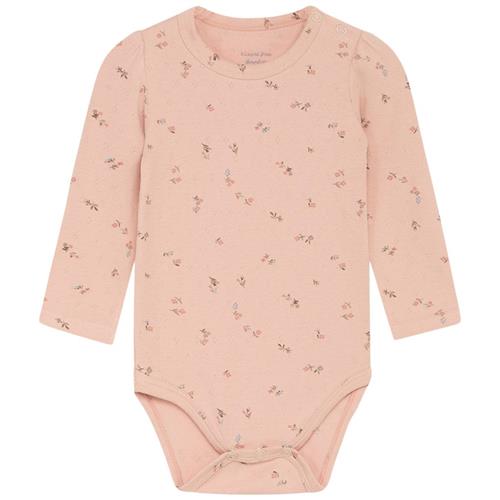 Hust&Claire Bonitta Blomstret Babybody Peach Rose | Lyserød | 62 cm