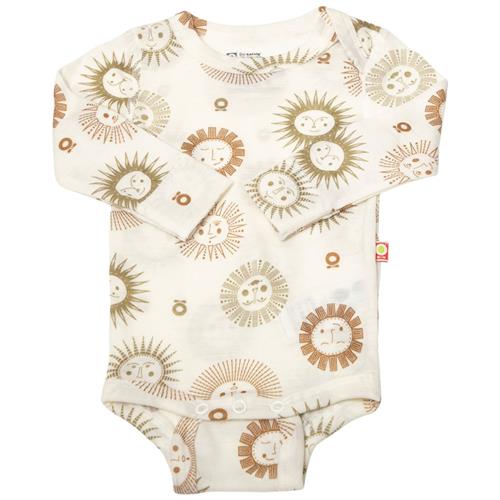 Katvig Mønstret Babybody Naturhvid |  | 74 cm