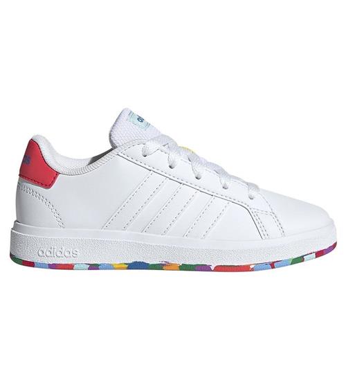 Se adidas Performance Sko - GRAND COURT 2.0 K - Hvid/RÃ¸d ved KidsWorld