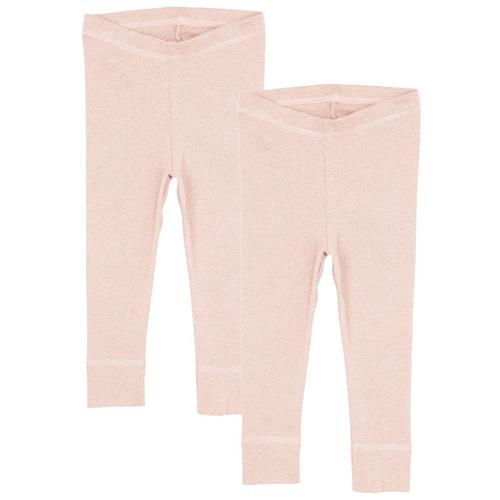 Copenhagen Colors 2-pak Leggings Old Rose Melange | Lyserød | 56 cm