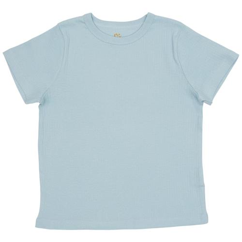 Copenhagen Colors Ribbet T-shirt Lyseblå | Blå | 80 cm