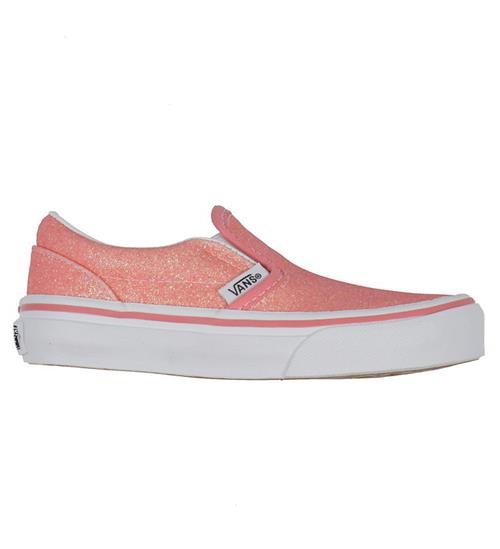 Se Vans Sko - Classic Slip-On - Glitter Pink ved KidsWorld