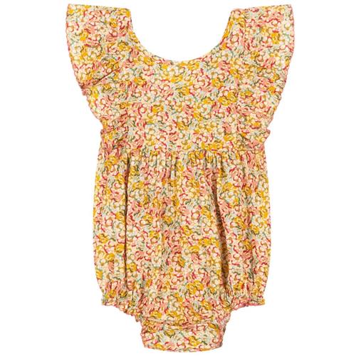 Konges Sløjd Elin Blomstret Romper Rosier Coloré | Gul | 3 months