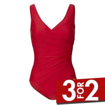 Damella Julia Basic Swimsuit Rød 42 Dame