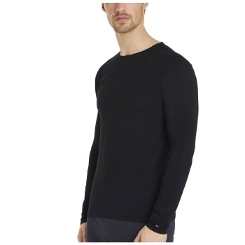 Se Tommy Hilfiger 3P Premium Essentials Long Sleeve Sort/Grå bomuld Medium Herre ved Timarco