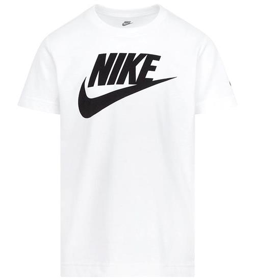 Se Nike Nike T-shirt - Hvid/Sort ved KidsWorld