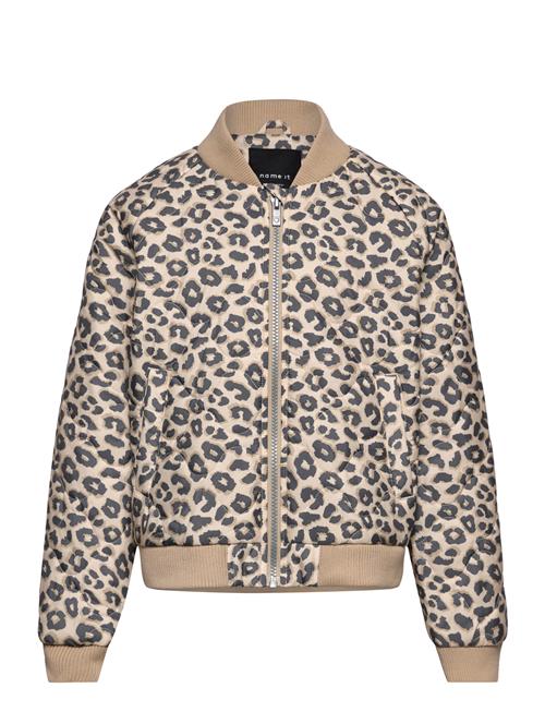 Nkfmasja Quilted Bomber Jacket Name It Beige