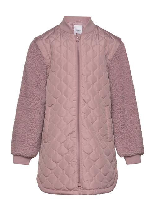 name it Nkfmember Long Quilt Jacket Tb Name It Pink