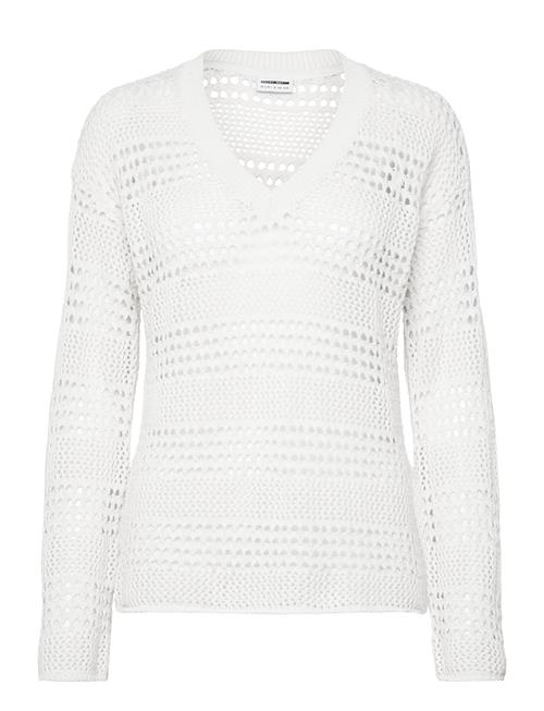 NOISY MAY Nmlaika L/S V-Neck Knit Fwd NOISY MAY White