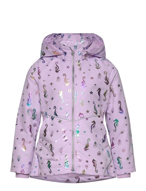 Nmfmaxi Jacket Seahorse Foil Name It Purple