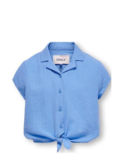 Kids Only Kogthyra Capsleeve Knot Shirt Wvn Kids Only Blue