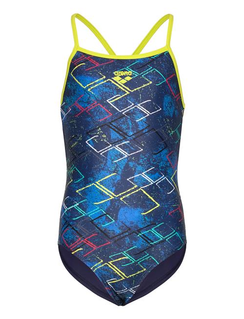 Se Arena G Daly Swimsuit Light Drop Back Arena Blue ved Booztlet