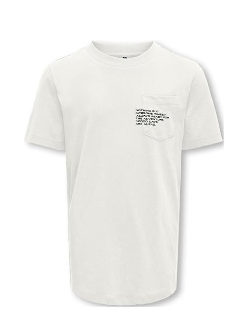 Se Kids Only Kobmarinus S/S Tee Print Box Jrs Noos Kids Only White ved Booztlet