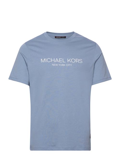 Se Michael Kors Fd Modern Tee Michael Kors Blue ved Booztlet